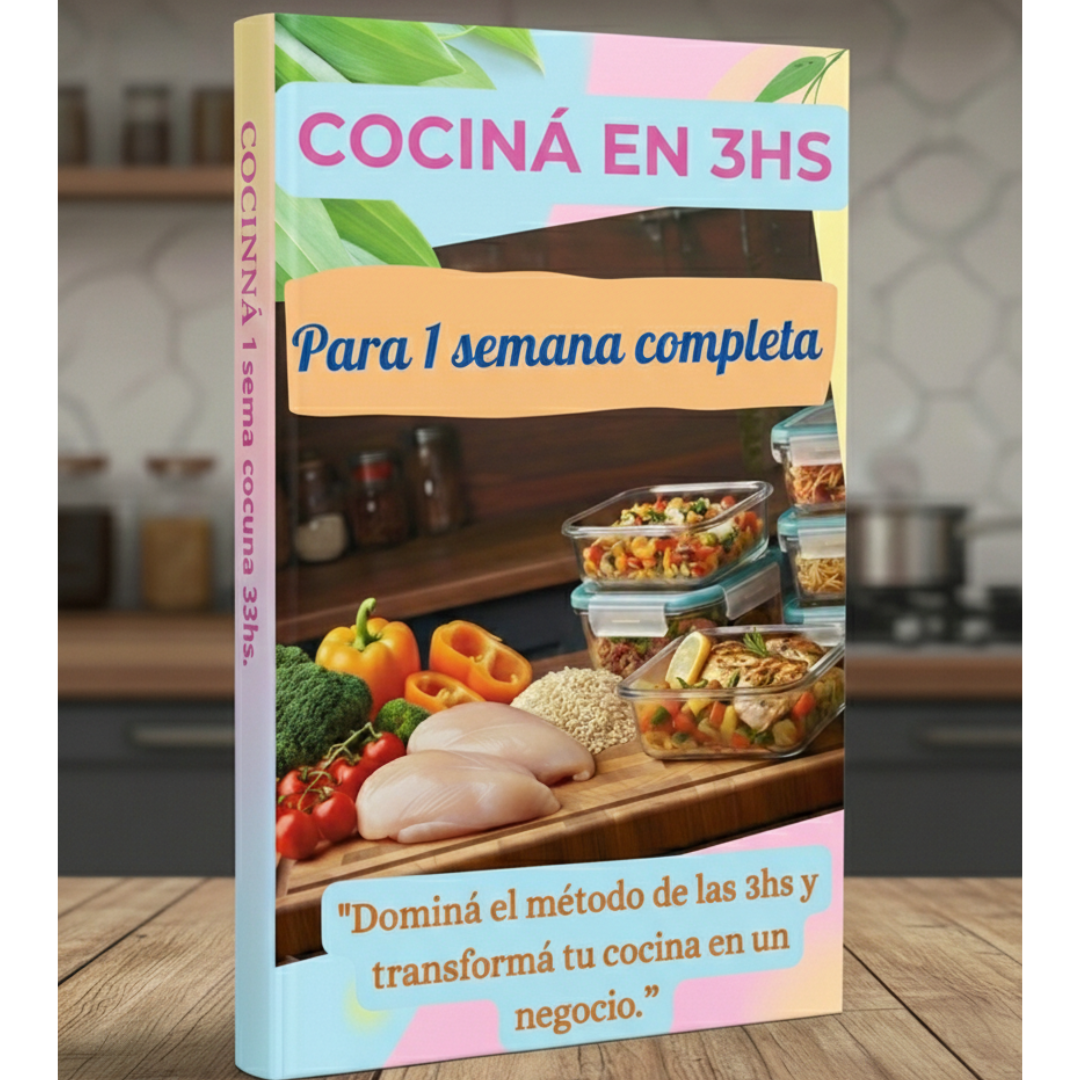 Cociná en 3HS para toda la Semana y CREÁ UNA FUENTE DE INGRESOS REAL $$